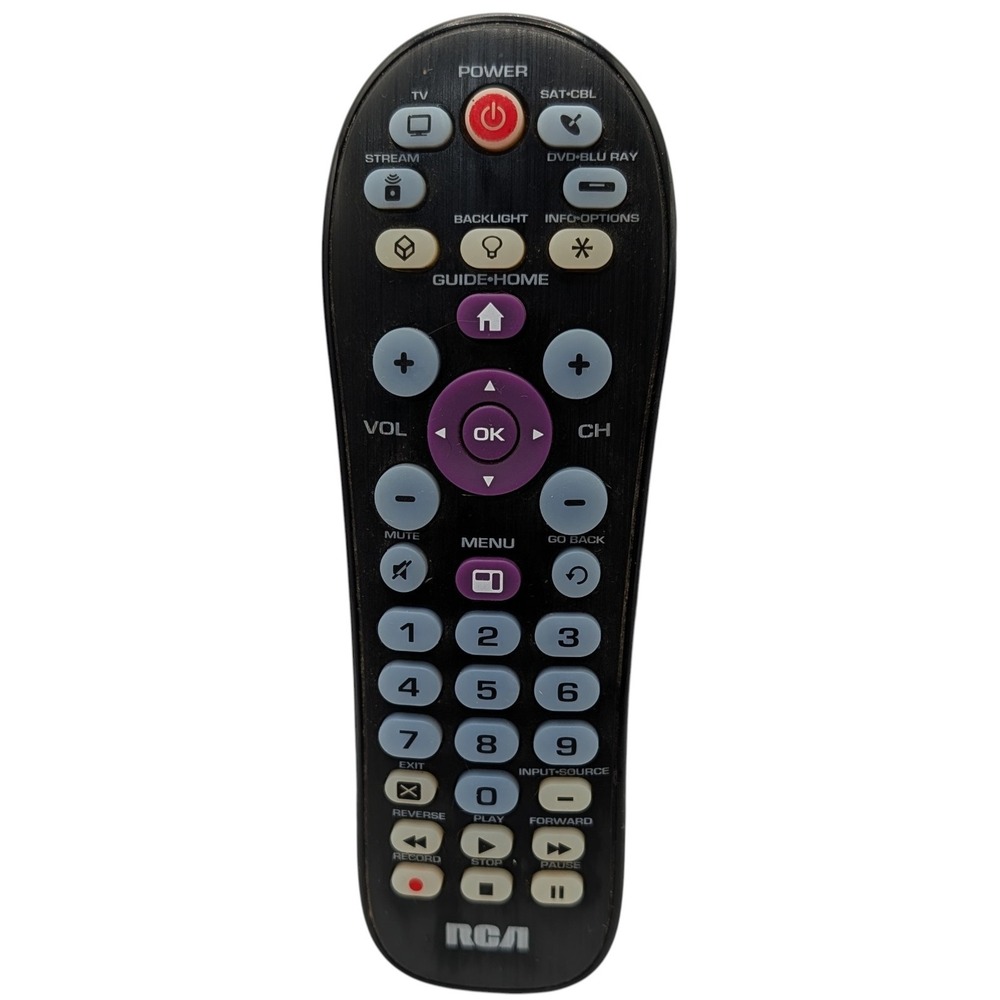 RCA Universal‎ Remote Control RC36K 39H T1 03 Tested Black